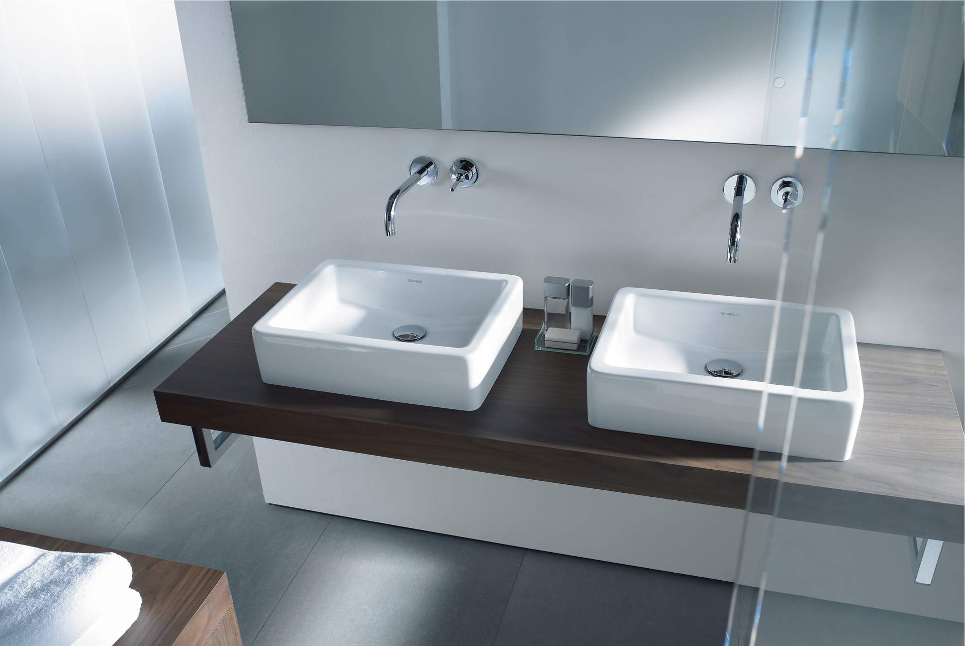 Ванной раковина со. Раковина 60 см Duravit Vero 045560. Раковина ка Vero Duravit. Консоль Duravit Vero. Раковина чаша Duravit.